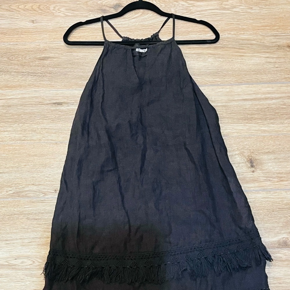 Reformation Black Sleeveless Dress.